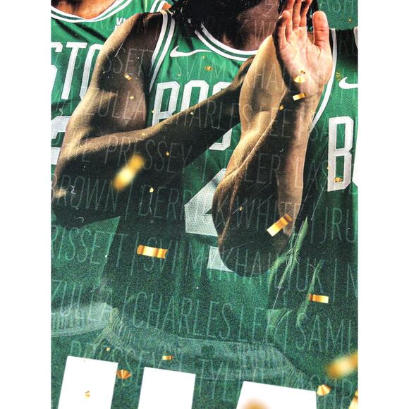 Boston Celtics v New York Knicks Banner Night Authentic Fan Team 2024.10.22 - Picture 4 of 5